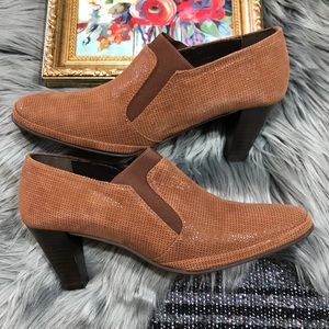 Amalfi Chelsea boot suede cognac 7.5N